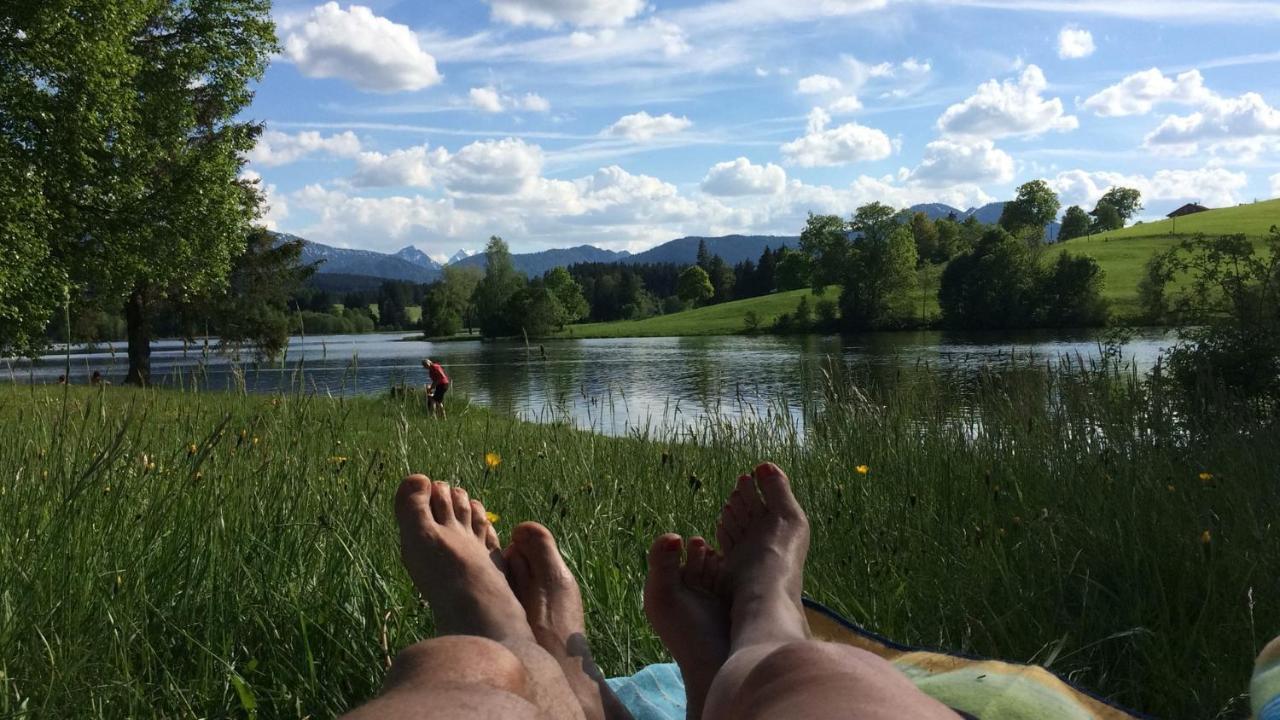 Ferienwohnung Allgaeuer Landhaus Stocker In Hopferau-Fuessen Exteriér fotografie