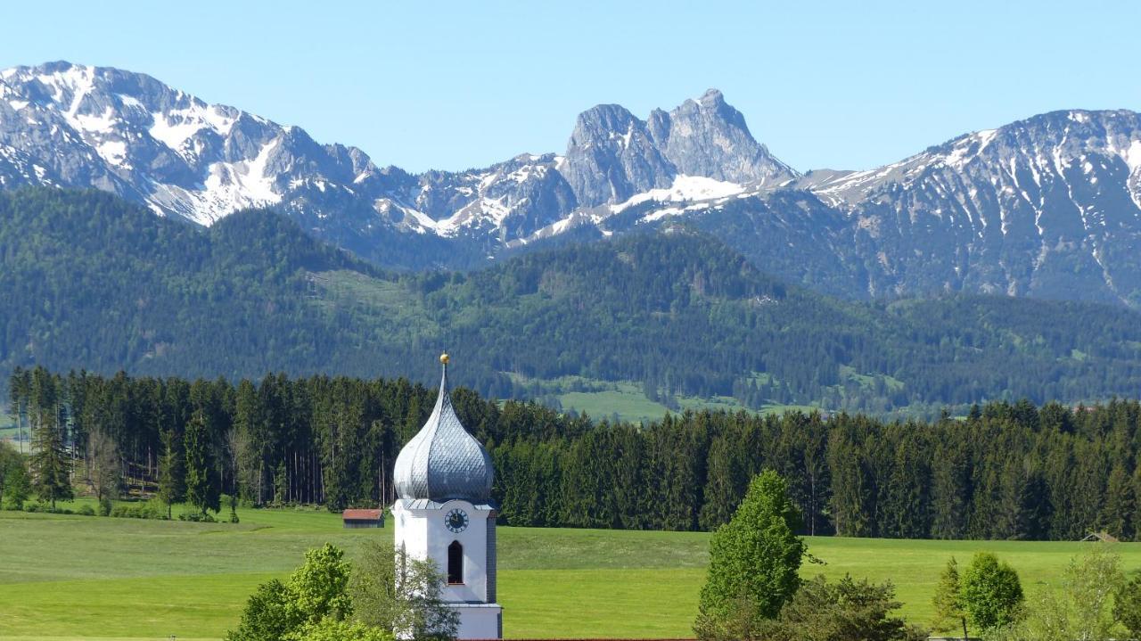 Ferienwohnung Allgaeuer Landhaus Stocker In Hopferau-Fuessen Exteriér fotografie